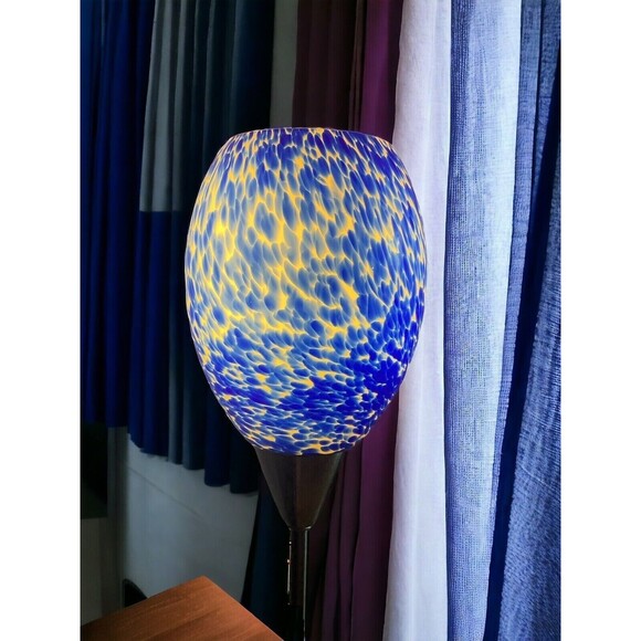 VTG Portable Luminaire ISSUE NO. BK-28,910 Art Deco Glass/Tulip Shade Table Lamp - Picture 9 of 13